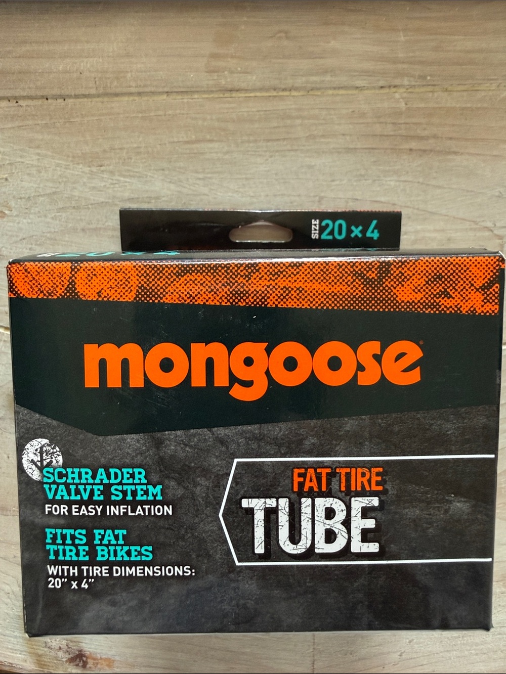 Mongoose Fat Tire Tube - Black/Orange (20 x 4) new in box